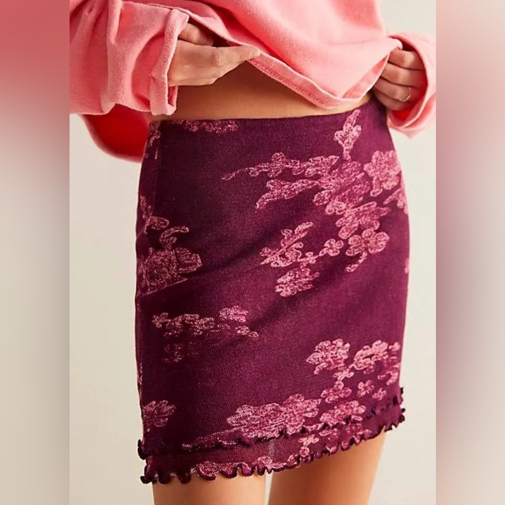 Free People Poppy Mesh Mini Skirt